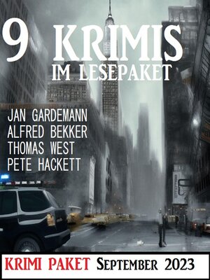 cover image of 9 Krimis im Lesepaket September 2023